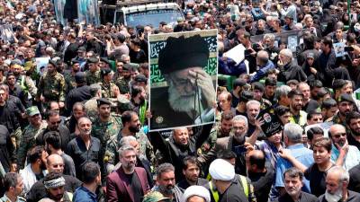 tehran-holds-mass-funeral-for-president-raisi,-companions