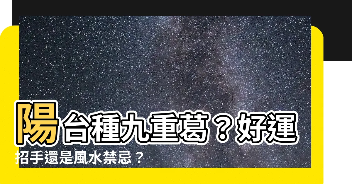 【陽台可以種九重葛嗎】陽台種九重葛？好運招手還是風水禁忌？命理師一次説分明