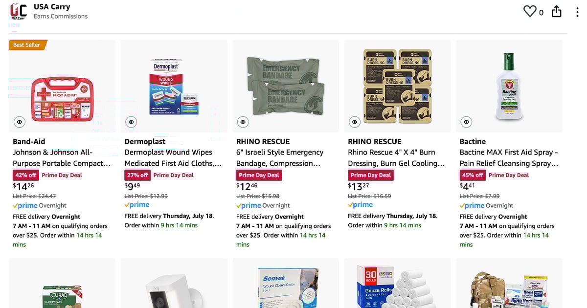 amazon-prime-day-2024:-top-deals-for-gun-owners-on-home-security,-first-aid,-edc-gear,-and-more